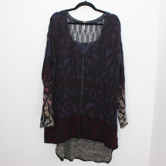 FREE PEOPLE Lagenlook Oversized Boho Raw Hem Tunic - Picture 1 of 7